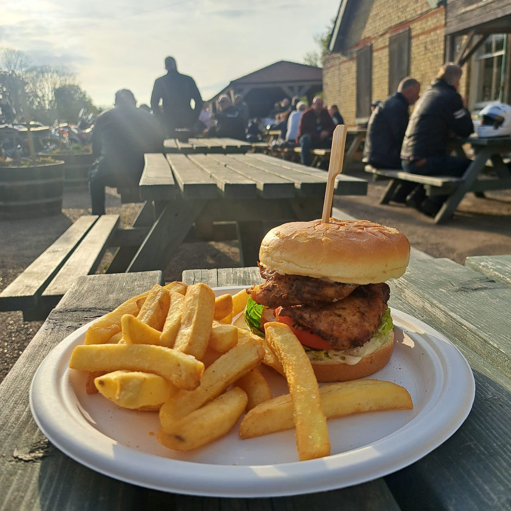 Burger and bikes